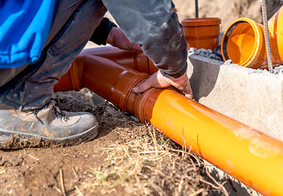 Drain Sewer Line Repair in New Tecumseth, Ontario