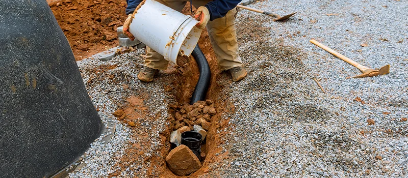 Trenchless Sink Drain Replacement in New Tecumseth, Ontario